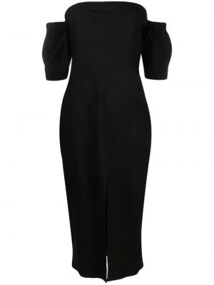 Midi haljina Isabel Marant crna