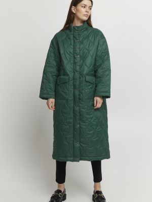 Зимнее пальто B.young зеленое