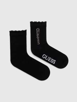 Чорапи Guess черно