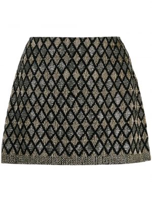 Mini sukně s korálky s argylovým vzorem Ashish