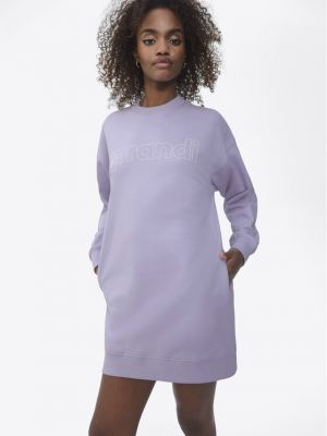 Laza szabású pulóver Sprandi lila