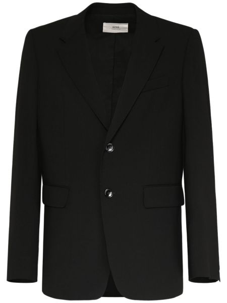 Yün blazer Ami Paris siyah