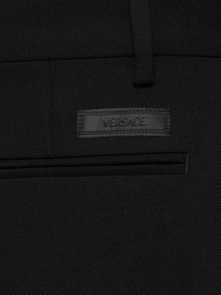 Işletme yün klasik pantolon Versace siyah