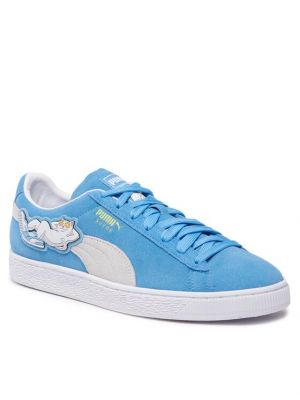 Szarvasbőr sneakers Puma Suede kék
