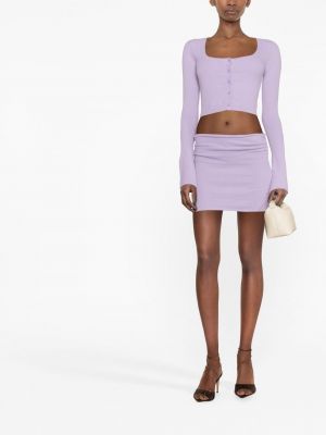 Mini sukně Danielle Guizio fialové