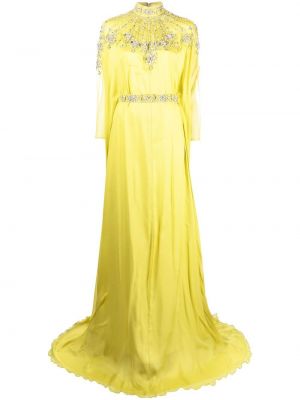 Вечерна рокля с кристали Dina Melwani