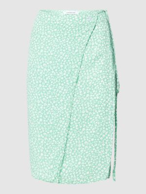 Spódnica midi Calvin Klein Jeans zielona