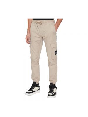 Pantalon cargo skinny Calvin Klein Jeans beige