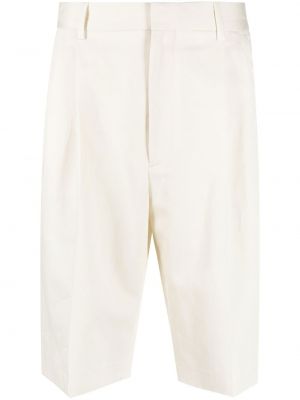 Plisirane kratke hlače Filippa K bela