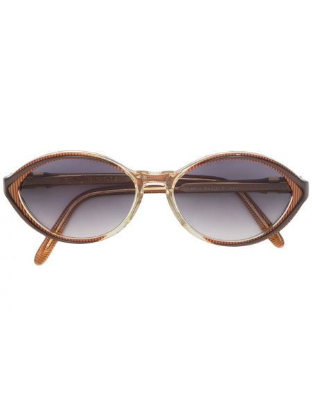 Gafas de sol a rayas Yves Saint Laurent Pre-owned marrón