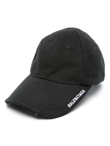 Broderet cap Balenciaga sort