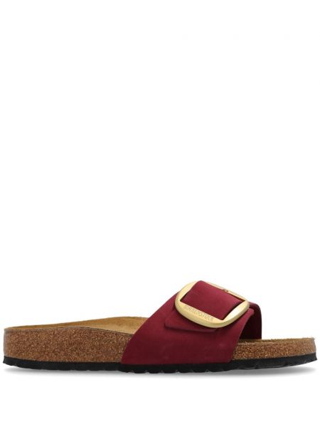 Ruskind sandaler Birkenstock rød