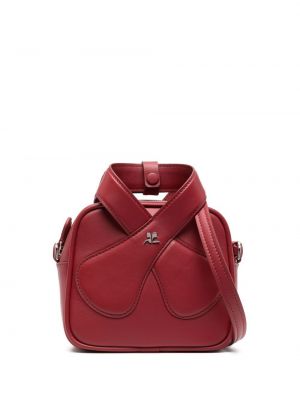 Schultertasche Courreges rot