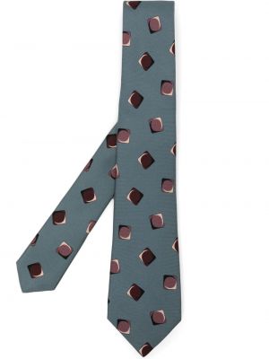Jedwabny krawat z nadrukiem Kiton
