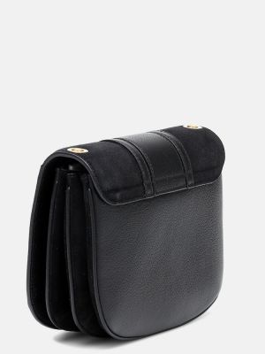 Кожени чанта за ръка See By Chloã© черно