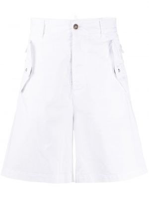 Pantalones cortos cargo con bolsillos Dsquared2 blanco