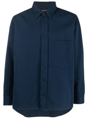 Košeľa s potlačou Destin modrá