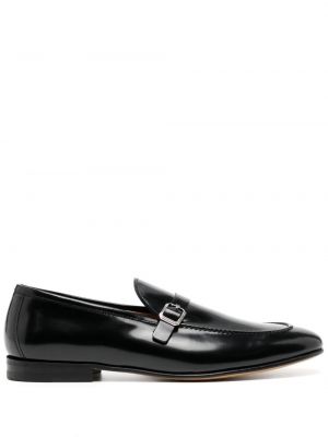 Pantofi loafer din piele Moreschi negru