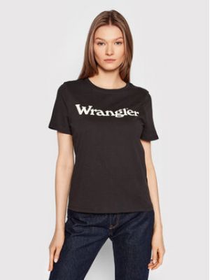 T-shirt Wrangler noir