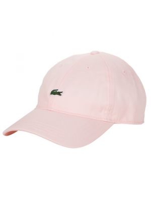 Cappello con visiera Lacoste rosa