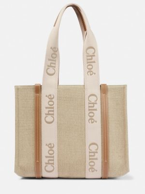 Τσάντα shopper Chloã© μπεζ
