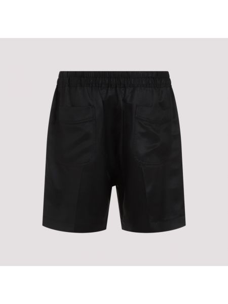Pantalones cortos plisados Tom Ford negro