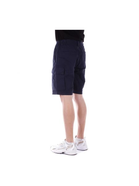 Pantalones cortos con cremallera con bolsillos Woolrich azul