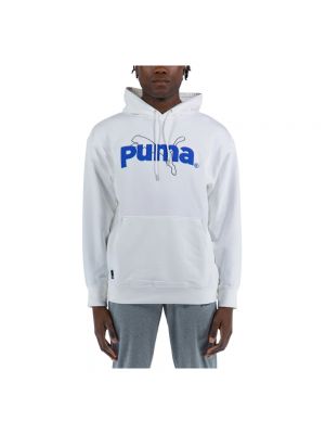 Bluza z kapturem Puma biała