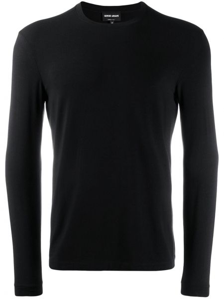 Jersey sweatshirt Giorgio Armani schwarz