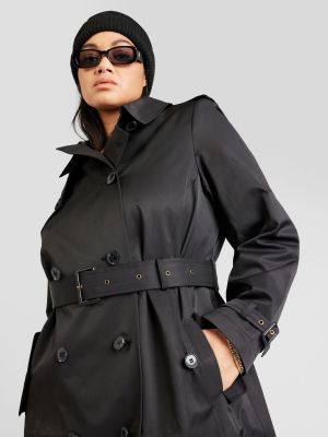 Kabát Lauren Ralph Lauren Plus fekete