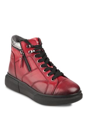 Členkové topánky Forelli červená