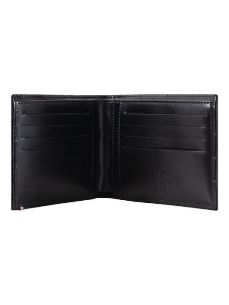Кожаный кошелек S.t. Dupont черный