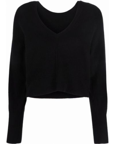 Jersey con escote v de tela jersey Remain negro