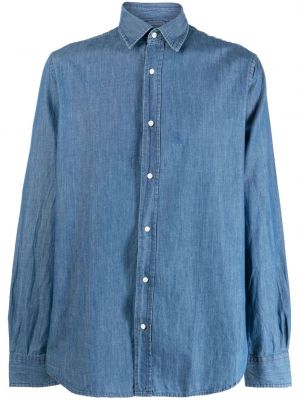 Rifľová košeľa Aspesi modrá