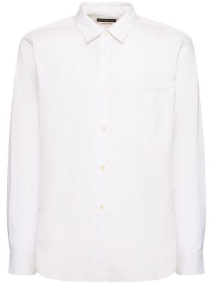 Bavlněná košile Comme Des Garçons bílá