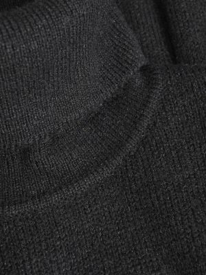 Pletena pletena obleka Jjxx črna