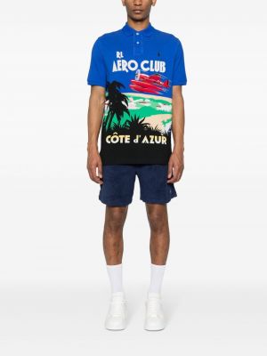 Geblümte shorts mit stickerei mit stickerei Polo Ralph Lauren blau