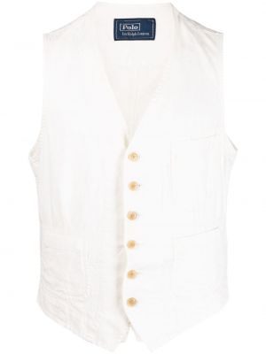 Punktotas polo krekls ar banti ar apdruku Polo Ralph Lauren zils