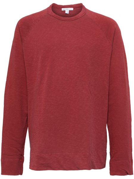 Sweatshirt James Perse kırmızı