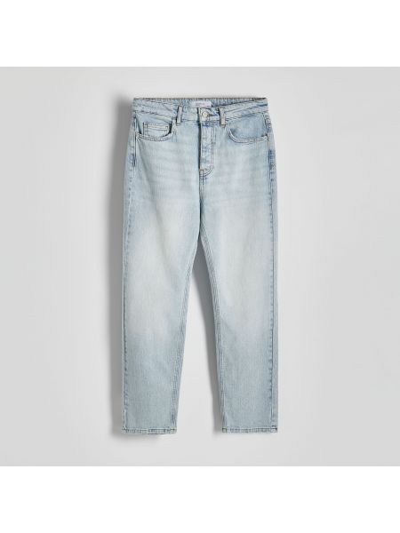 Straight fit džíny s vysokým pasem Reserved