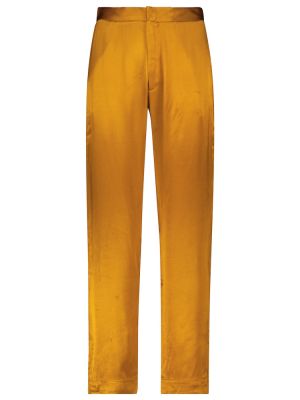 Сатиновые брюки Asceno, оранжевые