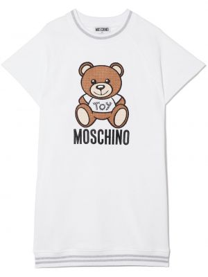 Dress for jenter Moschino Kids hvit