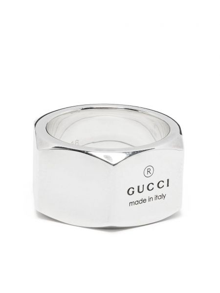 Sormus Gucci hopea