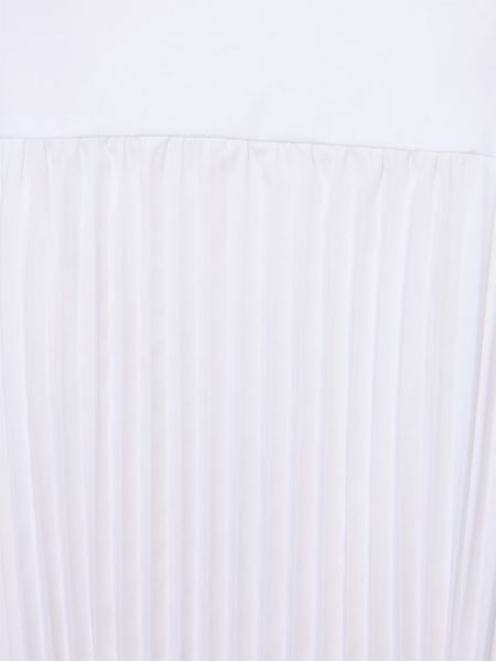 Chemise en coton plissée Junya Watanabe blanc