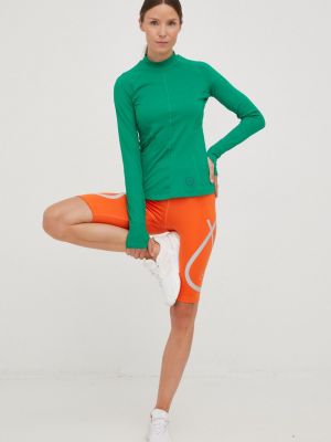 Hlače Adidas By Stella Mccartney oranžna