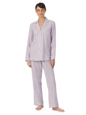 Pijama con estampado Lauren Ralph Lauren azul