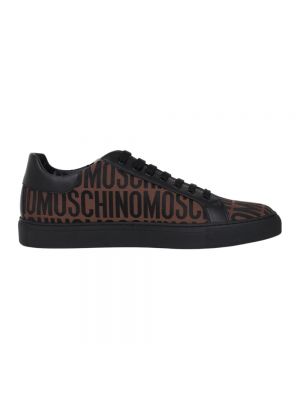 Sneakersy Moschino brązowe