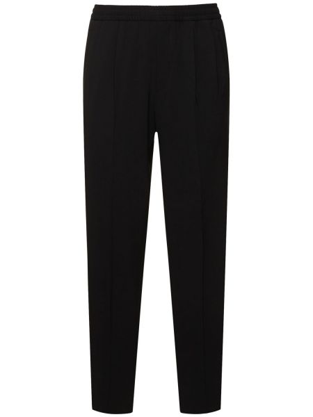 Yün jogger pantolon Zegna siyah