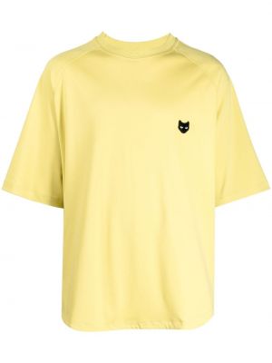 T-shirt en coton Zzero By Songzio jaune