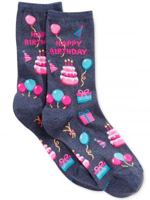 Женские модные носки с днем ​​рождения Hot Sox